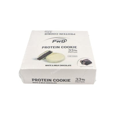 PWD NUTRITION Protein Cookie 34% Protein White-Milk Choco 18Uds. PWD NUTRITION Protein Cookie 34% Protein White-Milk Choco 18Uds.
