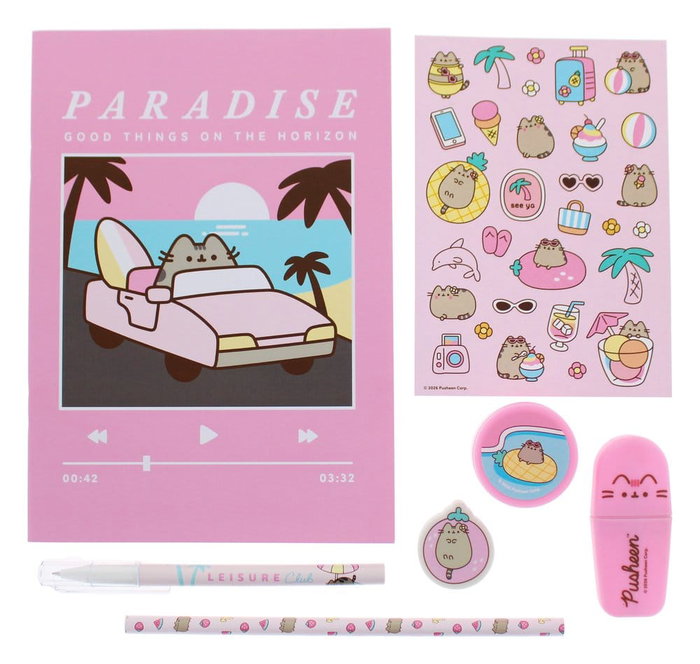 Thumbs Up Pusheen Juego Para Escribir de 7 Piezas Thumbs Up Pusheen Juego Para Escribir de 7 Piezas