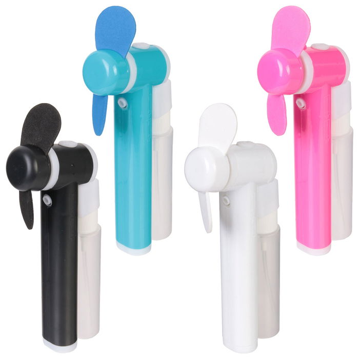 Jet Lag Ventilador Con Pulverizador Portátil Refrescante 16cm