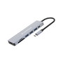 Conceptronic Hub USB-C 7 en 1 DONN19G Gris