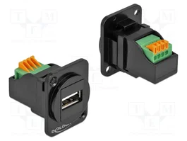 DeLOCK Módulo USB 2.0 Tipo-A hembra a bloque de terminales 86734