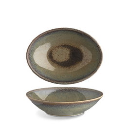 Langenthal Etna Bol Oval, porcelana, cuenco ovalado 18x13.5x4.5 cm, capacidad 40 cl, vajilla (Set de 6)