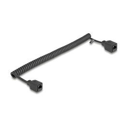 DeLOCK 90673 Cable de red Cat5e U/FTP RJ-45 Hembra a Hembra 3 m Negro