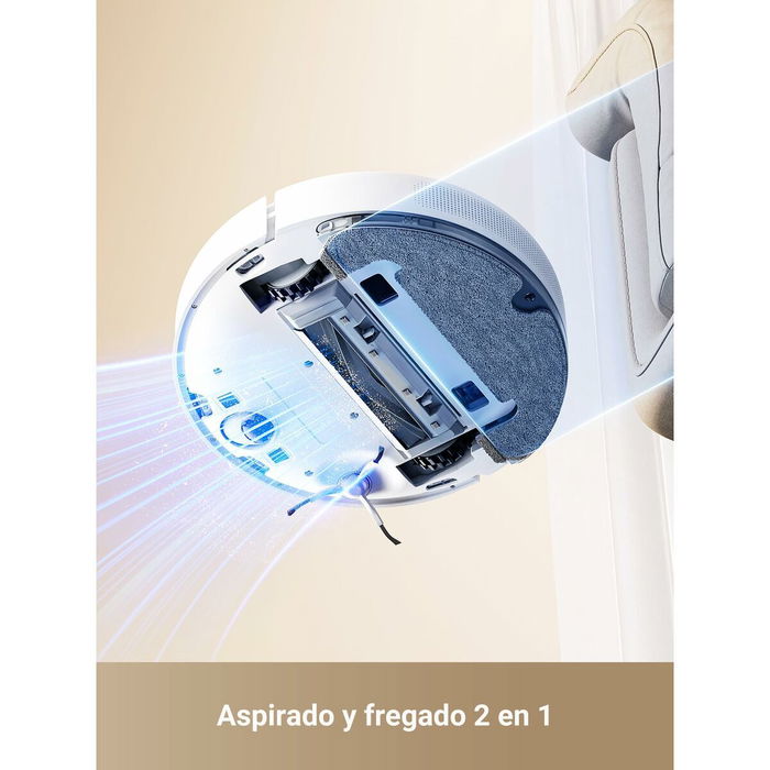 Dreame Robot Aspirador y Fregasuelos D10 PLUS GEN 2 6000Pa LiDAR 5200mAh Blanco Dreame Robot Aspirador y Fregasuelos D10 PLUS GEN 2 6000Pa LiDAR 5200mAh Blanco