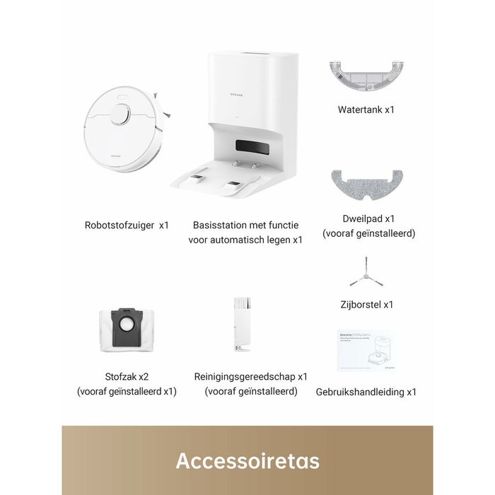 Dreame Robot Aspirador y Fregasuelos D10 PLUS GEN 2 6000Pa LiDAR 5200mAh Blanco Dreame Robot Aspirador y Fregasuelos D10 PLUS GEN 2 6000Pa LiDAR 5200mAh Blanco