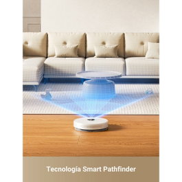 Dreame D10 Plus Gen 2 Robot Aspirador con Fregado y Base de Autovaciado 4L, Blanco