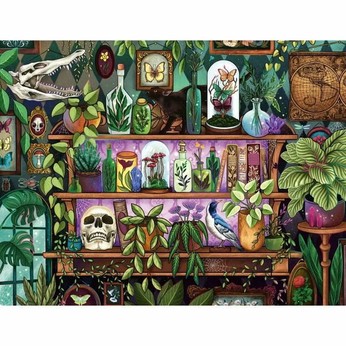 Ravensburger Rompecabezas de 2000 piezas Plantas y baratijas de brujas Ravensburger Rompecabezas de 2000 piezas Plantas y baratijas de brujas