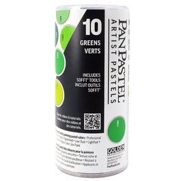 Panpastel 10 - Estuche de Verdes