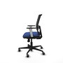 PIQUERAS Y CRESPO Silla de oficina Yunquera con mecanismo Sincro, Azul marino y Negro