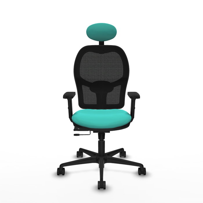PIQUERAS Y CRESPO Silla de oficina Jorquera Turquesa y Negro PIQUERAS Y CRESPO Silla de oficina Jorquera Turquesa y Negro