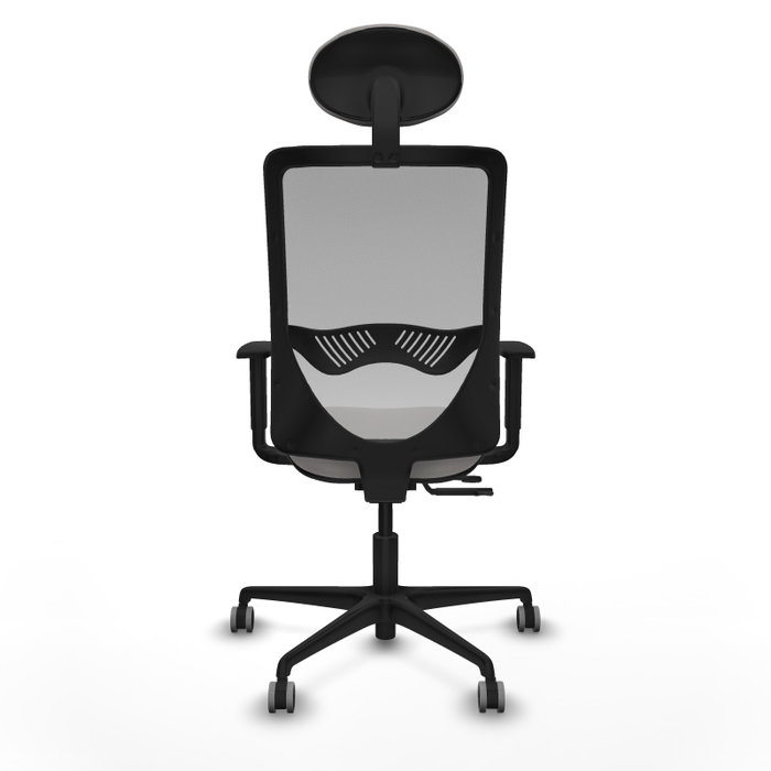 PIQUERAS Y CRESPO Silla de oficina Zulema con mecanismo Sincro/Traslack Blanco y Gris PIQUERAS Y CRESPO Silla de oficina Zulema con mecanismo Sincro/Traslack Blanco y Gris