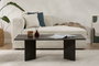 Nordure Lumiere Black Mesa de Café 119x40x60 cm