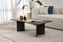 Nordure Lumiere Black Mesa de Café 119x40x60 cm