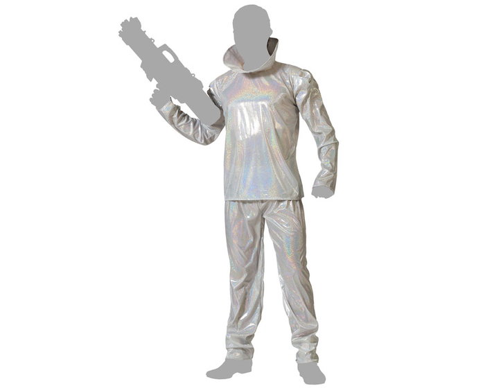 Disfraz Galaxia Blanco Hombre Adulto Talla XL