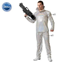 Disfraz Galaxia Blanco Hombre Adulto Talla XL