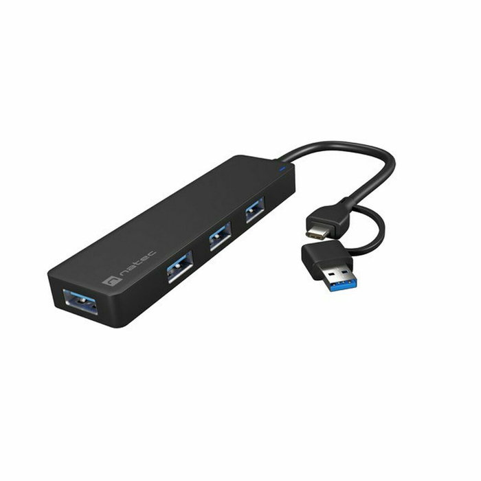Natec Mayfly Hub USB 3.2 Gen 1 Negro
