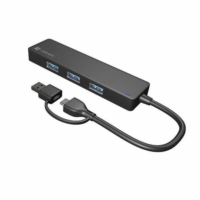 Natec Mayfly Hub USB 3.2 Gen 1 Negro