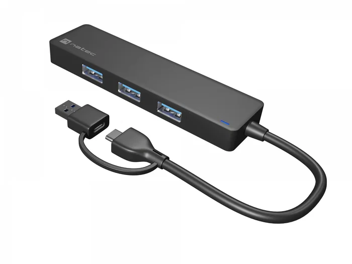 NATEC Mayfly USB 3.2 Gen 1 Type-A + Type-C 5000 Mbit/s Negro NATEC Mayfly USB 3.2 Gen 1 Type-A + Type-C 5000 Mbit/s Negro
