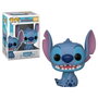 Funko Pop! Disney Stitch Sonriendo Sentado - Lilo & Stitch 55617 - Figura de Vinilo 10 cm - Multilenguaje