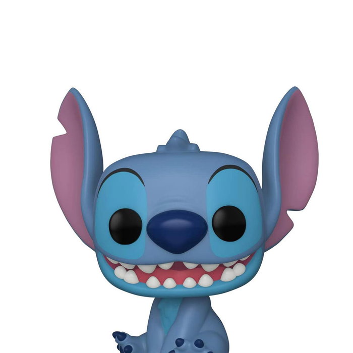 Funko Pop! Disney Stitch Sonriendo Sentado - Lilo & Stitch 55617 - Figura de Vinilo 10 cm - Multilenguaje