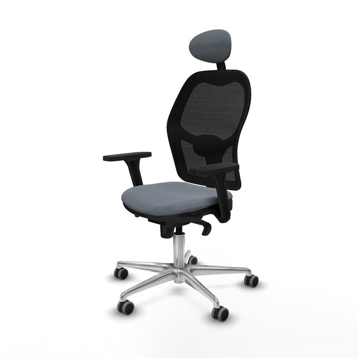 PIQUERAS Y CRESPO Silla de oficina Jorquera Gris y Negro PIQUERAS Y CRESPO Silla de oficina Jorquera Gris y Negro