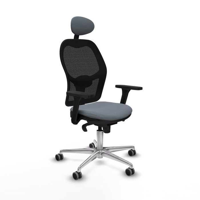 PIQUERAS Y CRESPO Silla de oficina Jorquera Gris y Negro PIQUERAS Y CRESPO Silla de oficina Jorquera Gris y Negro