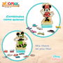 WOOMAX Juego Magnético de Madera Vestidos Minnie Disney