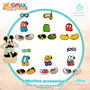 WOOMAX Juego Magnético de Madera Vestidos Minnie Disney