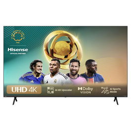 Hisense 85E6NT 85" (215 cm) Smart TV 4K UHD LED, HDR10+, Dolby Vision, VIDAA U7.6, WiFi, Bluetooth, 3xHDMI 2.0, Negro