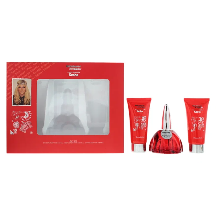 Whatever It Takes Set Kesha Eau de Parfum, Loción y Gel de Ducha Whatever It Takes Set Kesha Eau de Parfum, Loción y Gel de Ducha