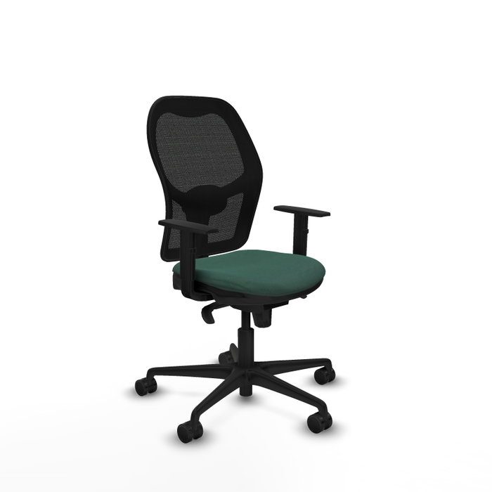 PIQUERAS Y CRESPO Silla de oficina Jorquera Sincro Verde botella y Negro PIQUERAS Y CRESPO Silla de oficina Jorquera Sincro Verde botella y Negro