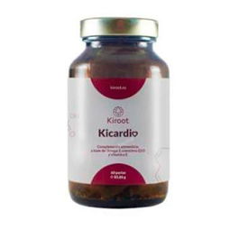 Kiroot Kicardio 60 Perlas Omega 3 con EPA, DHA, Coenzima Q10 y Vitamina E para el Corazón