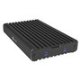ICY BOX IB-2817M-C32 Caja Externa para 2 SSD M.2 NVMe PCIe, USB 3.2 Gen 2x2 Tipo-C 20 Gbit/s, Montaje sin Herramientas, Aluminio Negro