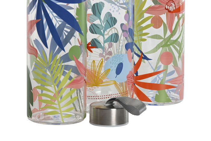 DKD Home Decor Botella de Borosilicato 550ml, Pack de 3 Surtido DKD Home Decor Botella de Borosilicato 550ml, Pack de 3 Surtido