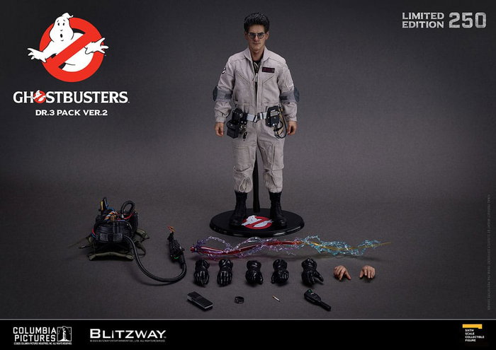 Blitzway Los Cazafantasmas Pack de 3 Figuras Premium UMS 1/6 Venkman, Stantz, Spengler Ver. 2 (31 cm)