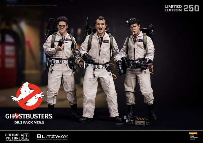 Blitzway Los Cazafantasmas Pack de 3 Figuras Premium UMS 1/6 Venkman, Stantz, Spengler Ver. 2 (31 cm)
