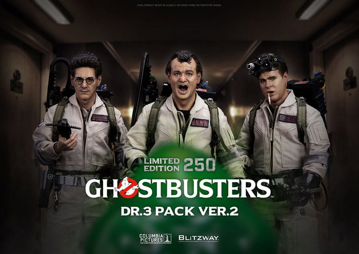 Blitzway Los Cazafantasmas Pack de 3 Figuras Premium UMS 1/6 Venkman, Stantz, Spengler Ver. 2 (31 cm)
