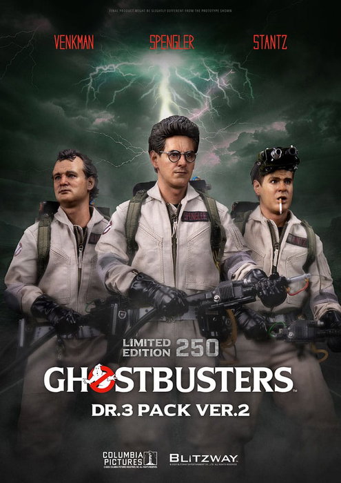 Blitzway Los Cazafantasmas Pack de 3 Figuras Premium UMS 1/6 Venkman, Stantz, Spengler Ver. 2 (31 cm)