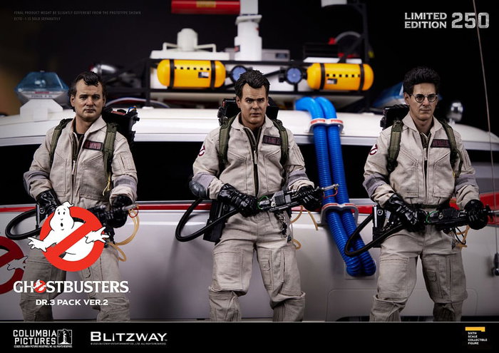 Blitzway Los Cazafantasmas Pack de 3 Figuras Premium UMS 1/6 Venkman, Stantz, Spengler Ver. 2 (31 cm)