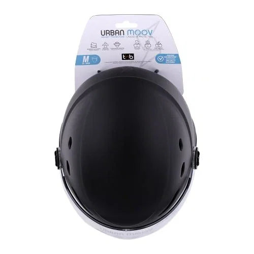 TNB URBAN MOOV Casco protector con visera y orejeras desmontables - Negro Talla M TNB URBAN MOOV Casco protector con visera y orejeras desmontables - Negro Talla M