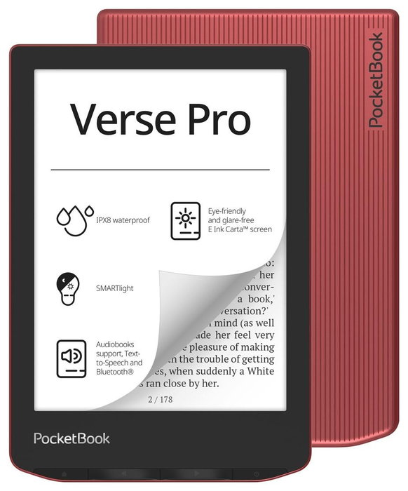 PocketBook Verse Pro Passion Red 16 GB PocketBook Verse Pro Passion Red 16 GB