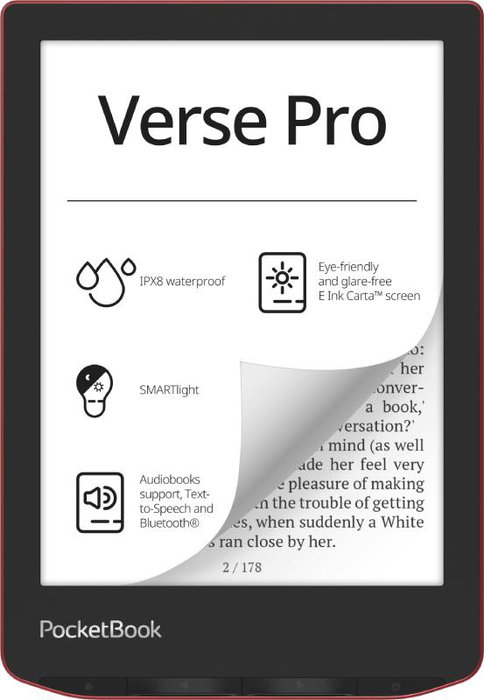 PocketBook Verse Pro Passion Red Rojo