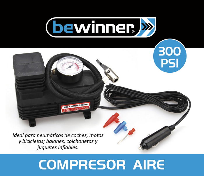 Bewinner Compresor de Aire (300-Psi) -24- (6 Unidades)