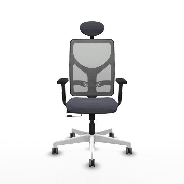PIQUERAS Y CRESPO Silla de oficina Motilla con mecanismo Sincro/Traslack Gris
