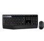 Logitech MK345 Combo Teclado y Ratón Inalámbrico Cómodo con Reposamuñecas y Diseño Resistente a Salpicaduras