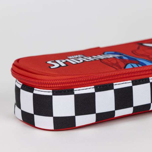 Cerdá Estuche Portatodo Ovalado Spiderman Rojo