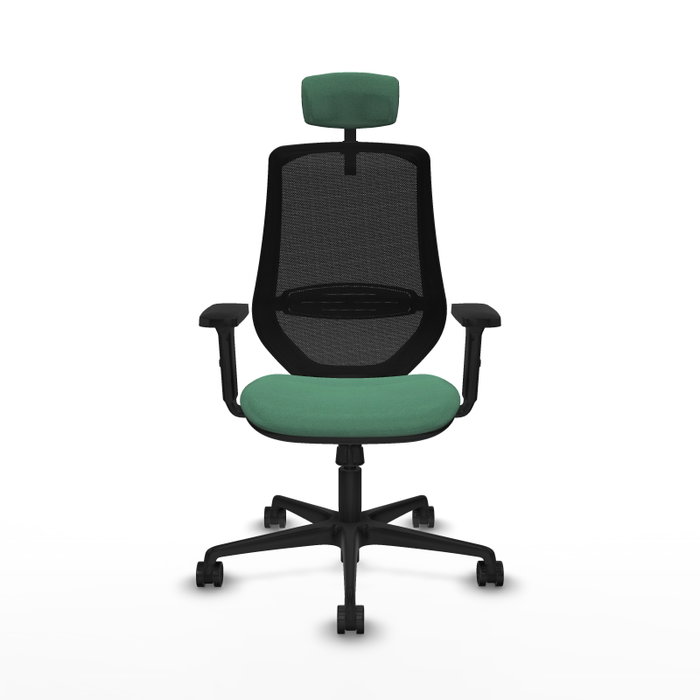 PIQUERAS Y CRESPO Silla de oficina Mardos con mecanismo Sincro, Verde esmeralda y Negro PIQUERAS Y CRESPO Silla de oficina Mardos con mecanismo Sincro, Verde esmeralda y Negro