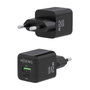 Aisens Cargador GaN 20W con USB-C PD3.0 y USB-A QC3.0, Negro