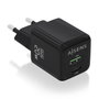Aisens Cargador GaN 20W con USB-C PD3.0 y USB-A QC3.0, Negro