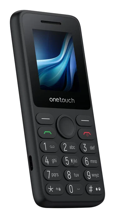 TCL OneTouch 5041 - Teléfono móvil para personas mayores, 4G, Dual SIM, Pantalla 1.8", Bluetooth 5.0, USB Tipo-C, Resistente IP54, Color Negro